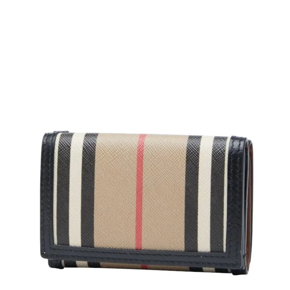 Burberry Icon Stripe PVC Trifold Wallet
